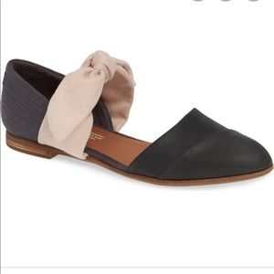 Toms 9.5 Jutti D’Orsay Flats with Tie